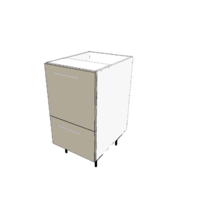 2 Drawer - 2x 17L Bin - Standard