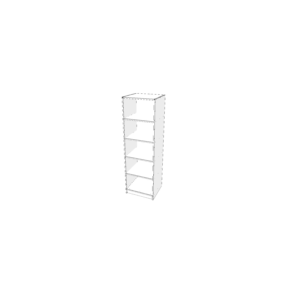 Nest Wardrobe - 4 fixed shelves - Standard
