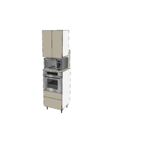 Tall Oven / Microwave tower with 2 Drawers - Standard