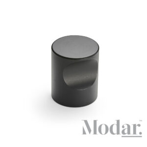 Modar Cylinder Knob Matt Black 25mm x 32mm
